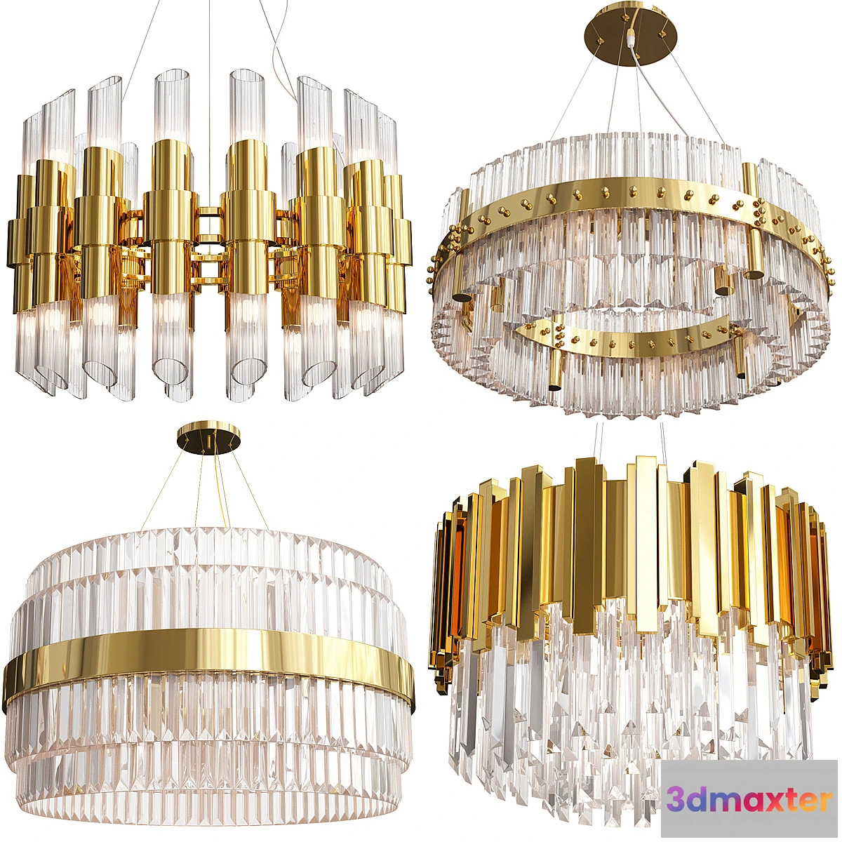 1314751 - Exclusive Chandelier Set-11 3D Max