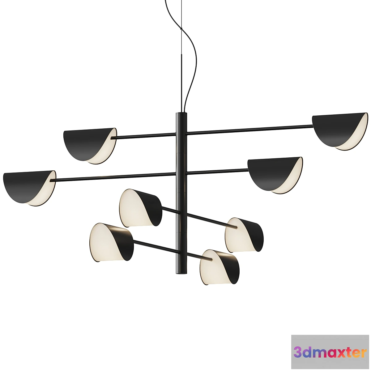 1314783 - Veska 8 Valaisin Gronlund Pendant Lamp 3D Max