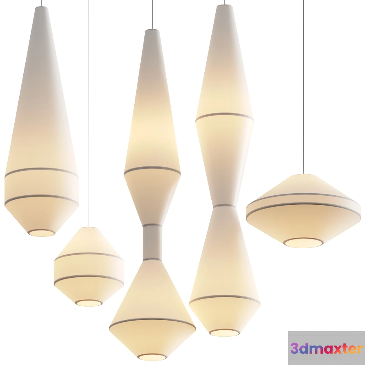 1314843 - Coco Flip Mayu Pendant Lamps 3D Max