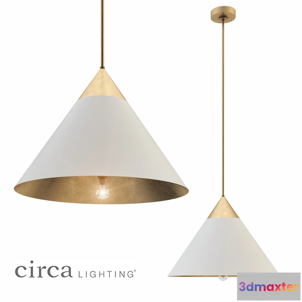 1315018 - Cleo Pendant Circa Lightig 3D Max