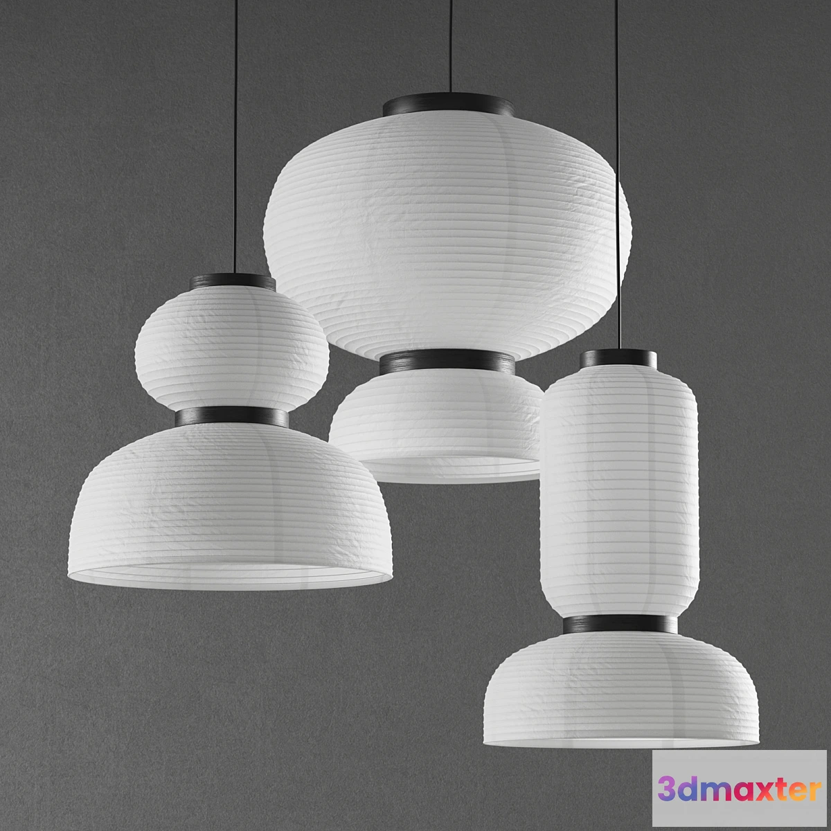 1315367 - Formakami pendant lamp set 3D Max
