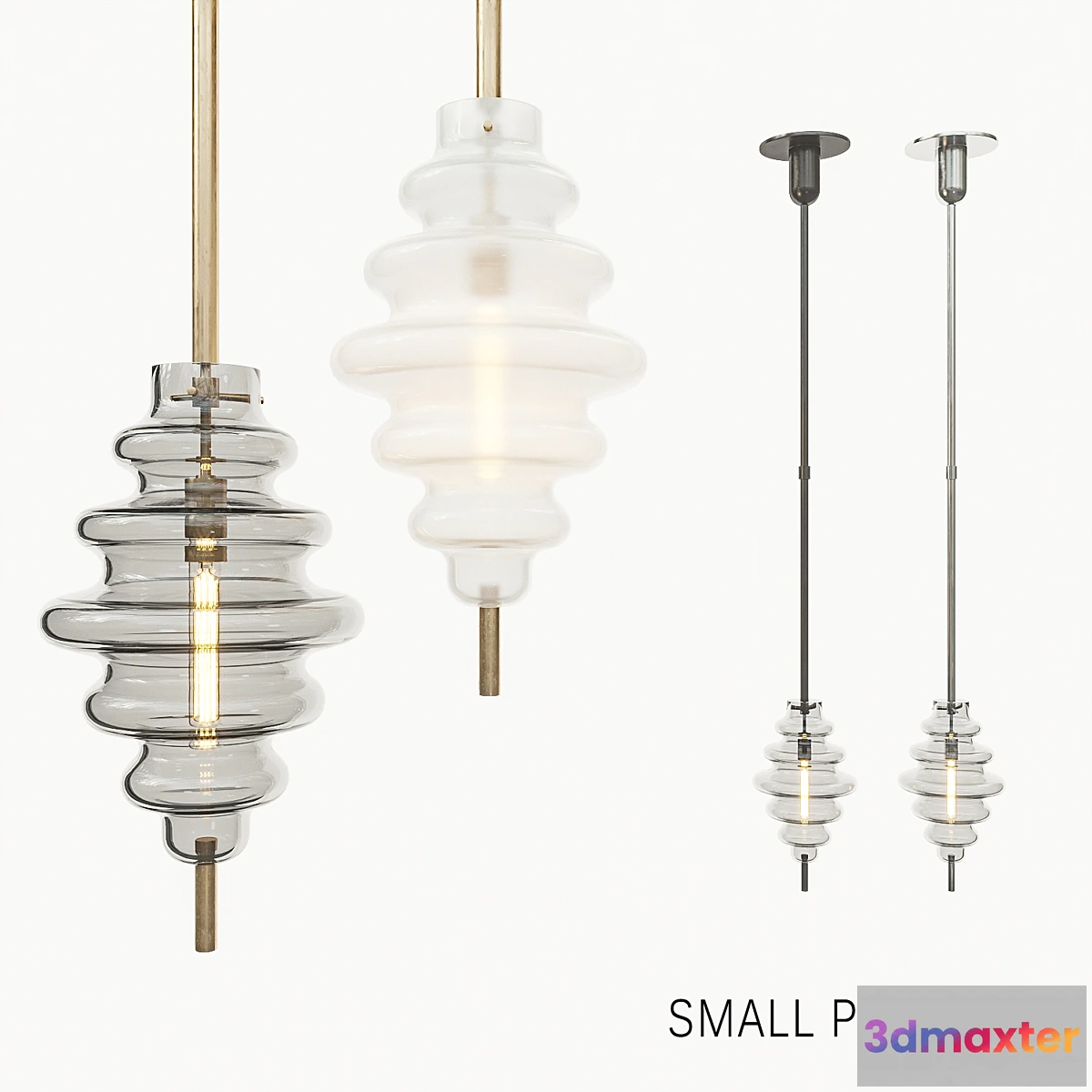 1315942 - Kelly Wearstler Tableau Small Pendant 3D Max