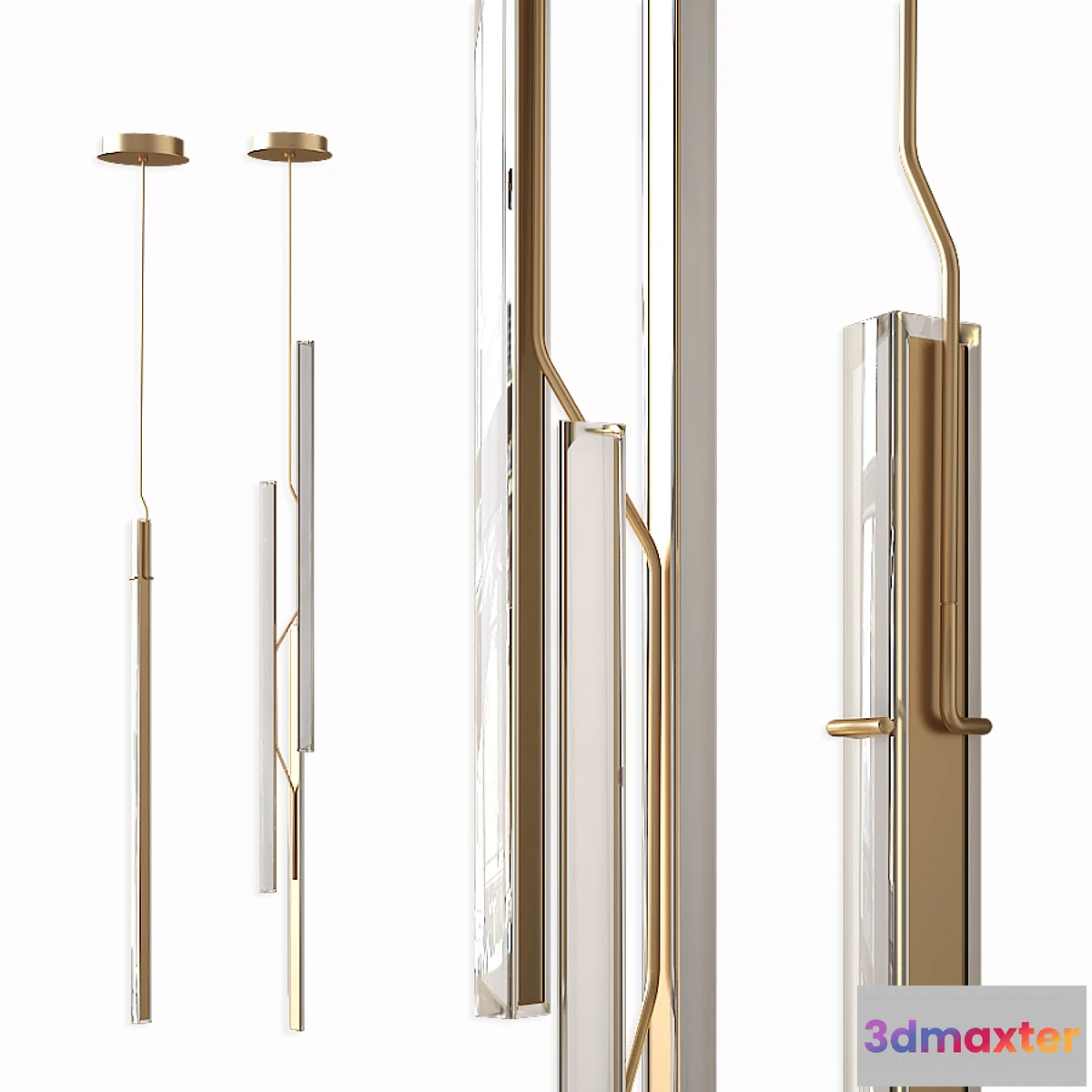 1316211 - Vibia Halo Jewel Pendant Lamp 2355 2356 3D Max