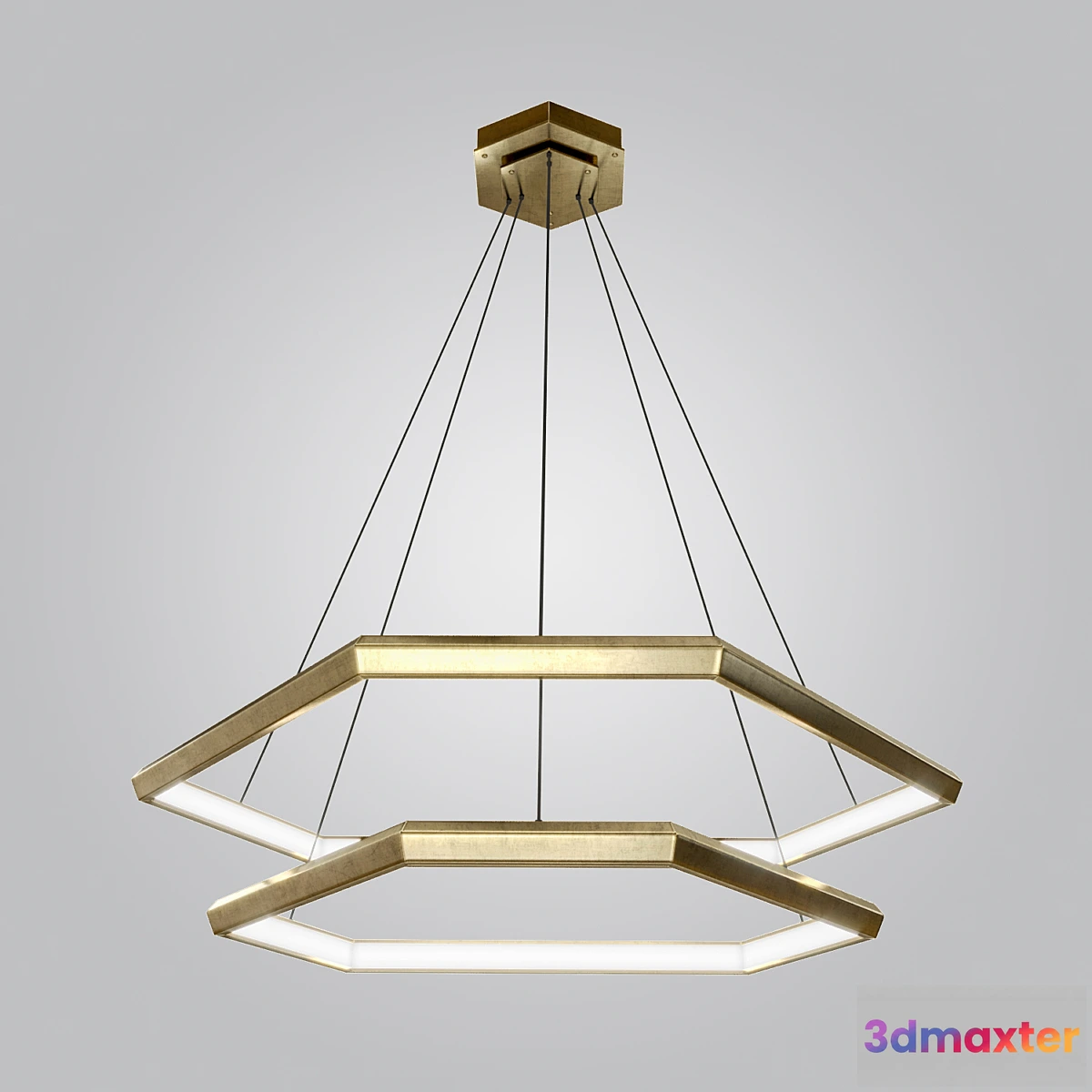 1316499 - chandelier Ditri Cascade 3D Max
