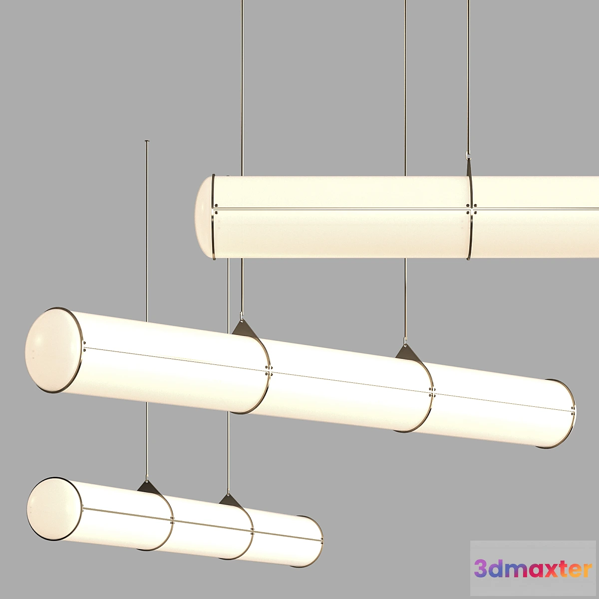 1317088 - Roll & Hill Endless Straight Suspended Lamp 3D Max