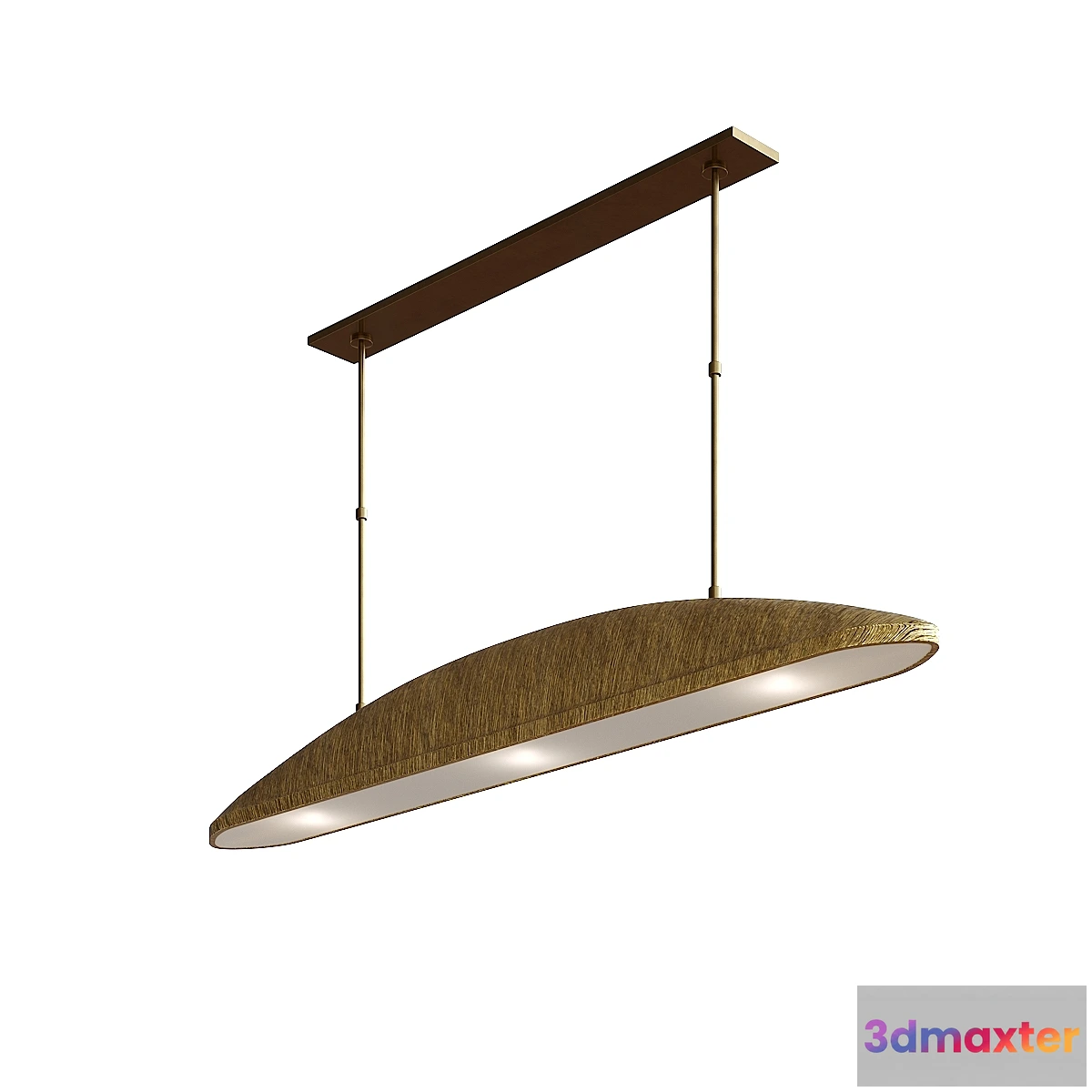1317194 - UTOPIA LARGE LINEAR PENDANT 3D Max