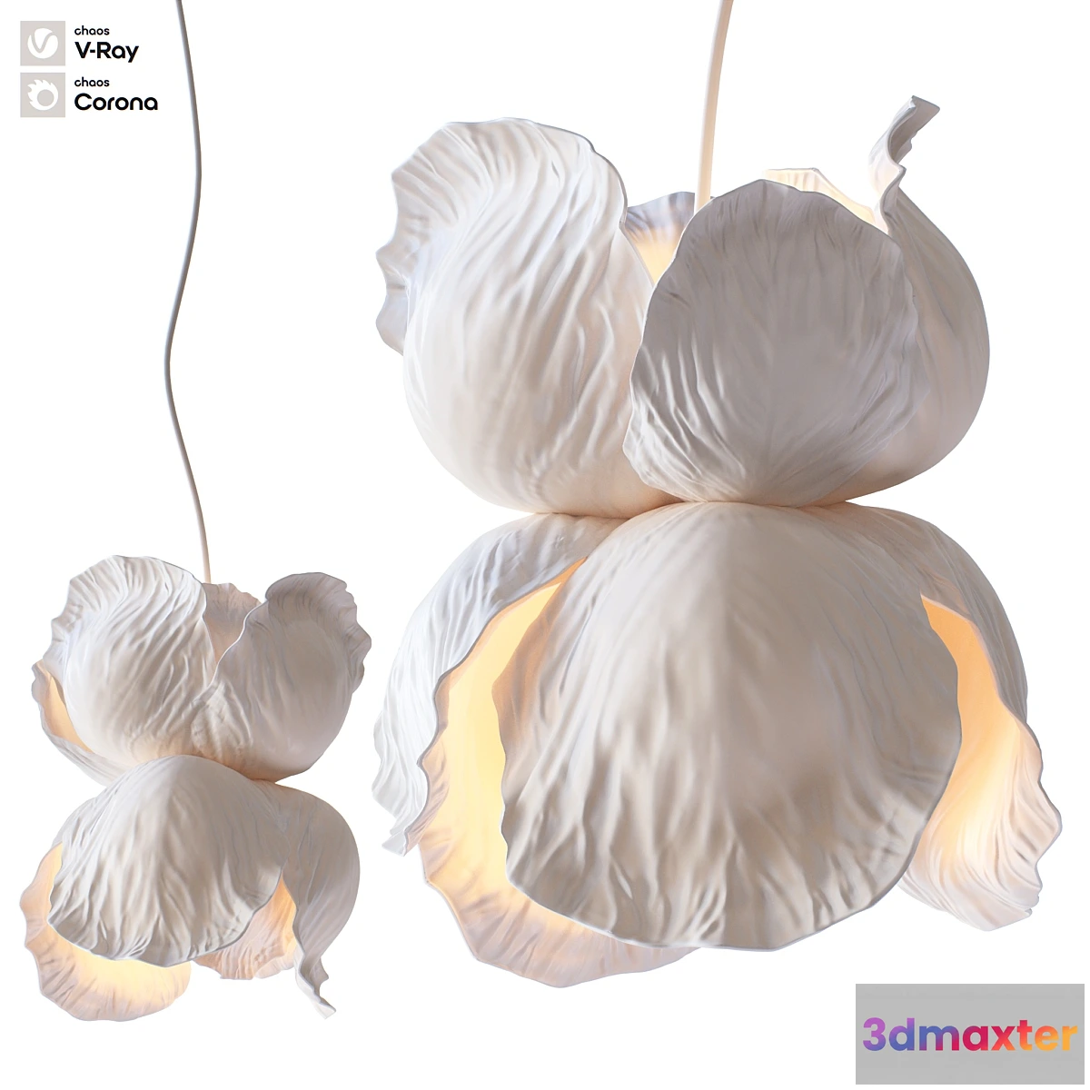 1317256 - Pendant lamp Mathieu Lehanneur Guernica - No.2 3D Max