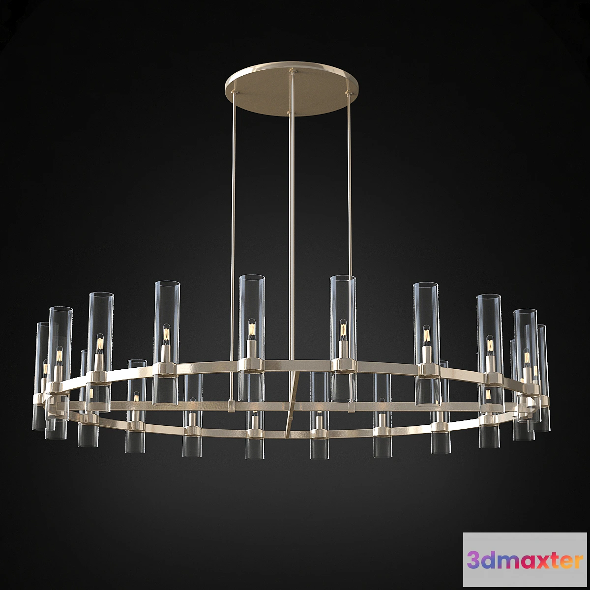 1317599 - Ravelle Round Chandelier 60 ” - No.2 3D Max