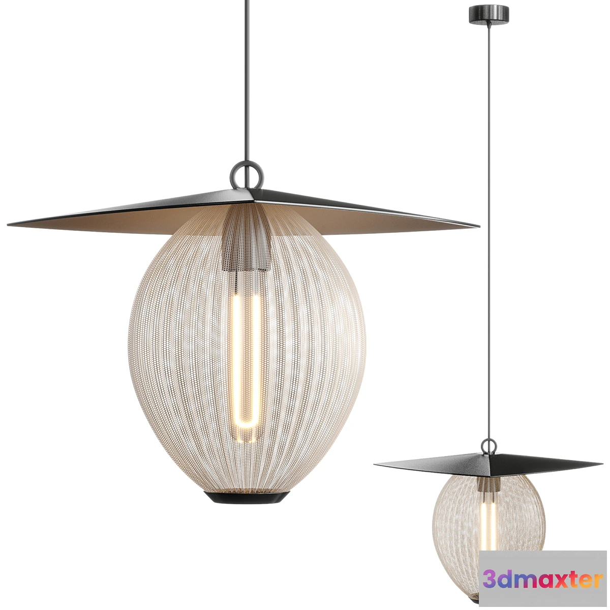 1317663 - Satellite outdoor pendant lamp by Gubi 3D Max