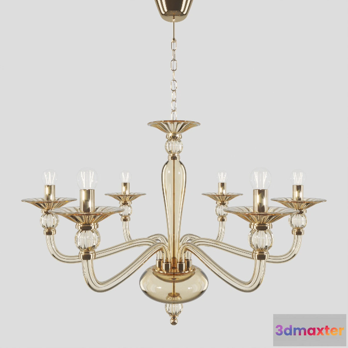 1317727 - Ideal Lux Danieli Ambre SP6 3D Max