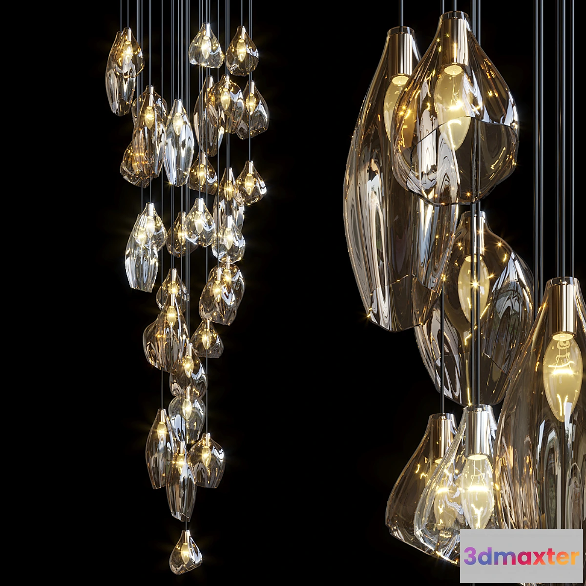 1317755 - Chandelier Light Vargov - No.18 3D Max