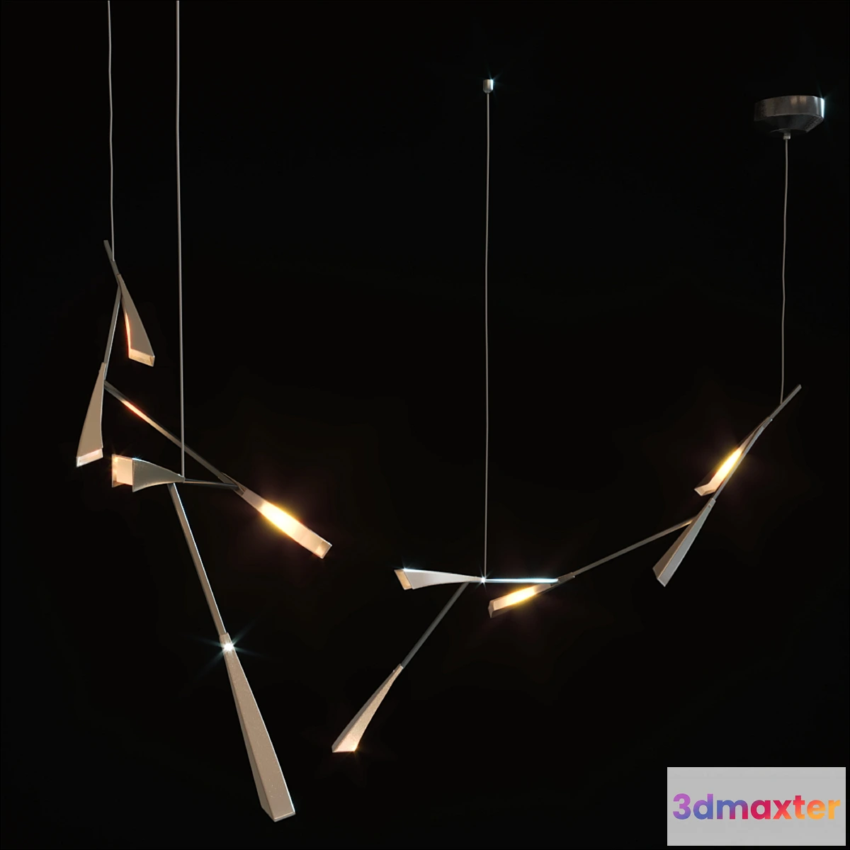 1318133 - QUILL LED LINEAR PENDANT 3D Max