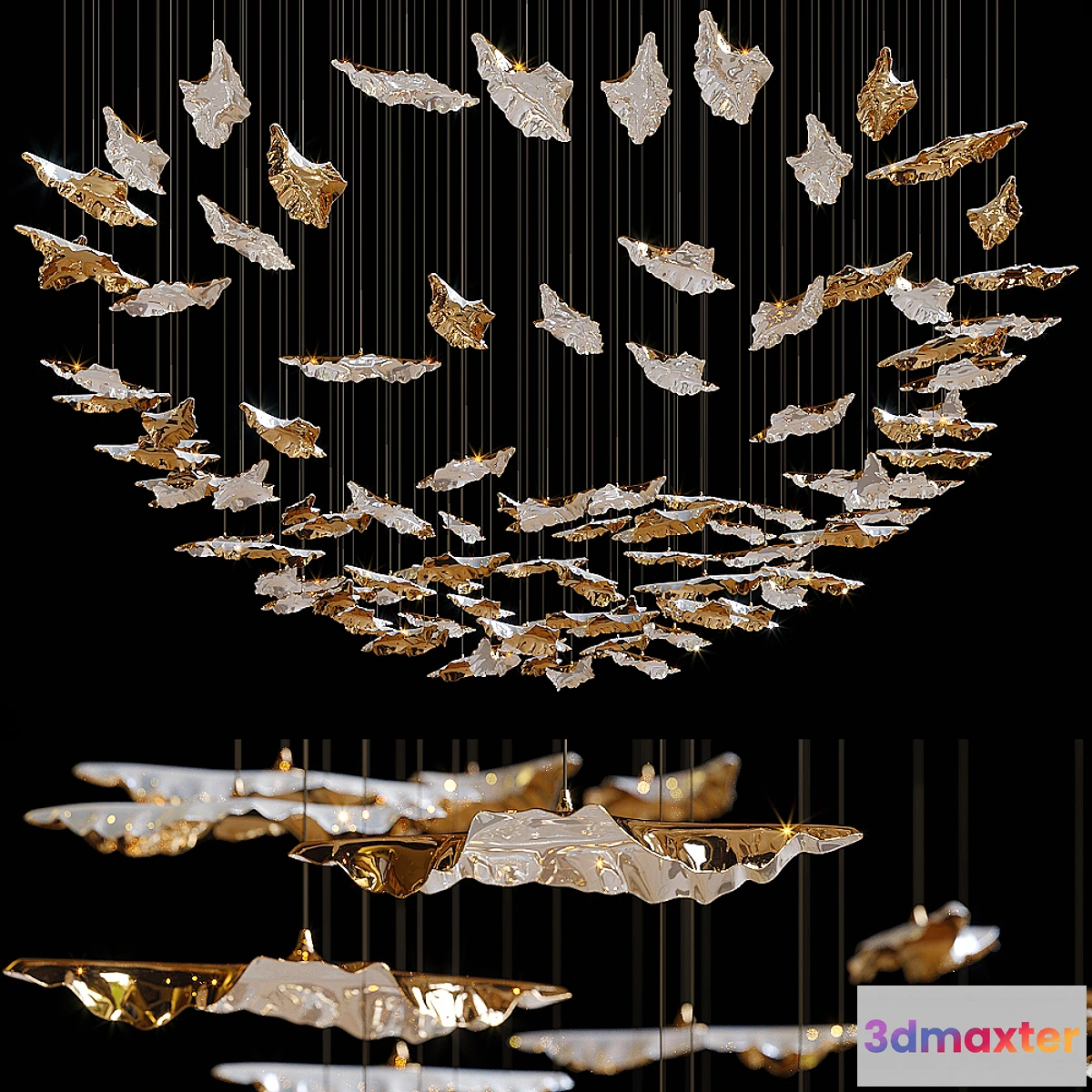 1318210 - Haberdashery Luxury Leaf Fall - No.2 3D Max