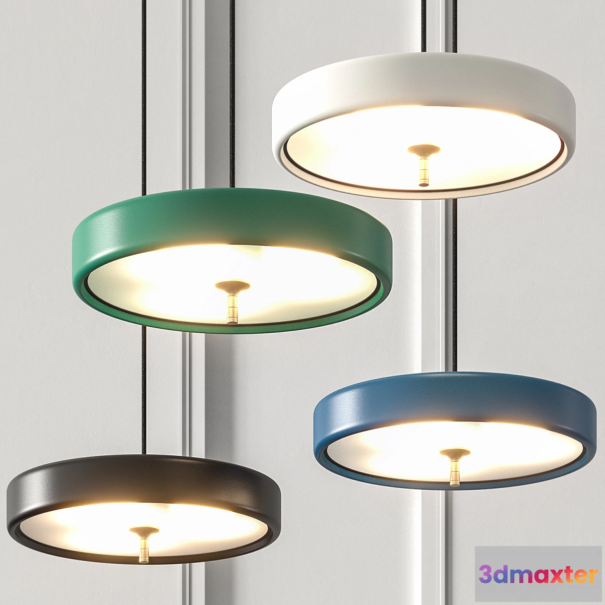 1318251 - Bert Frank Revolve Pendant Lamp 3D Max