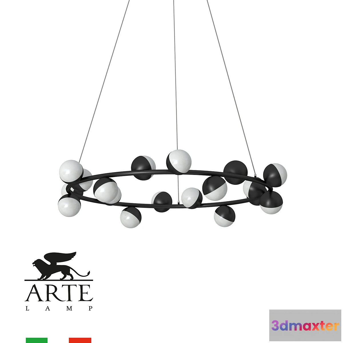 1318655 - ARTE Lamp DEXTER A3619SP-18BK OM 3D Max
