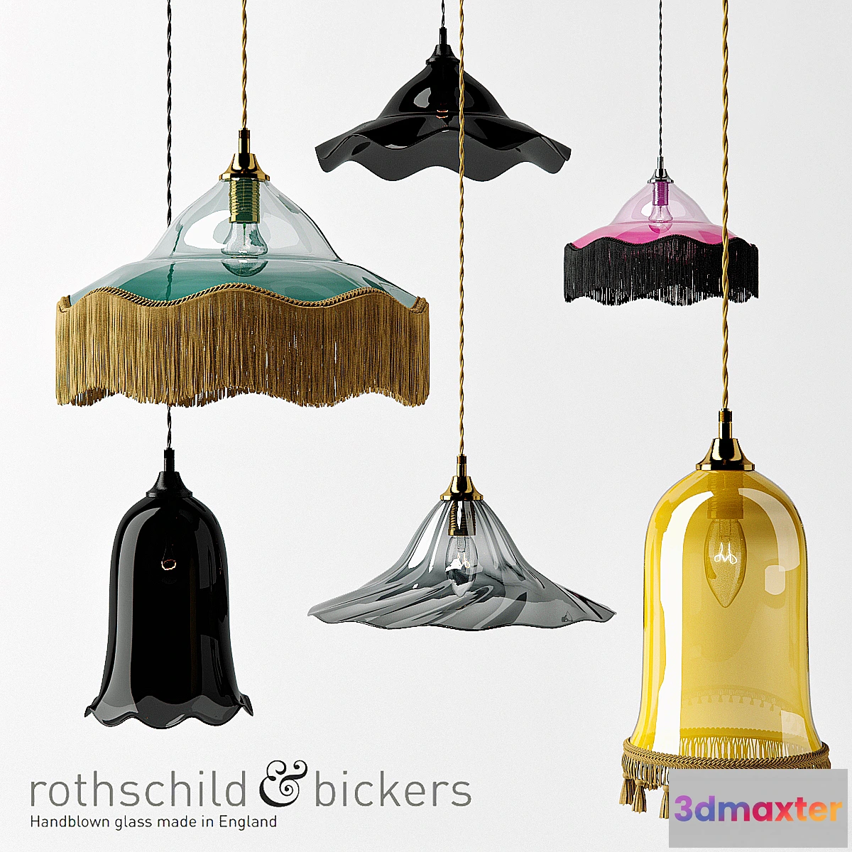 1318766 - Rothschild & Bickers lamp set 3D Max