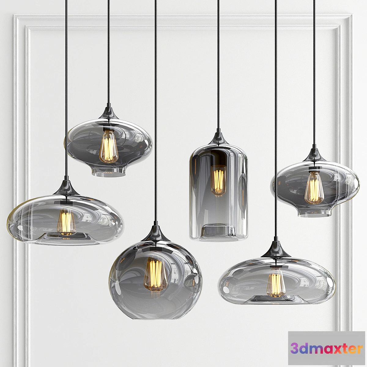 1319424 - Eve Bulbs Pendant lights 3D Max