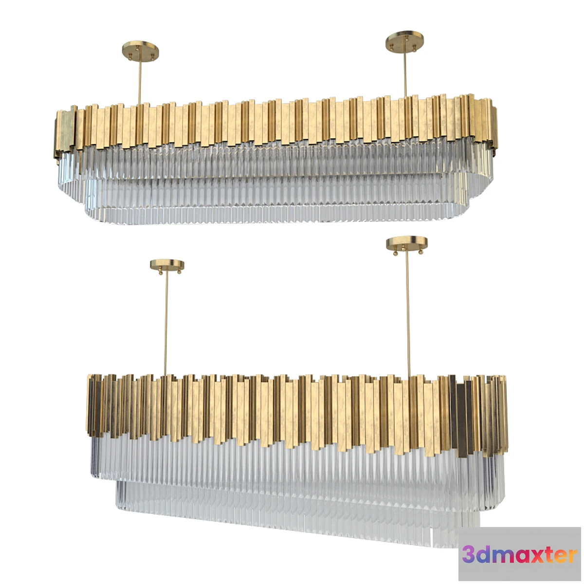 1319574 - Led G9 Nordic Stainless Steel Crystal LED Lamps 3D Max