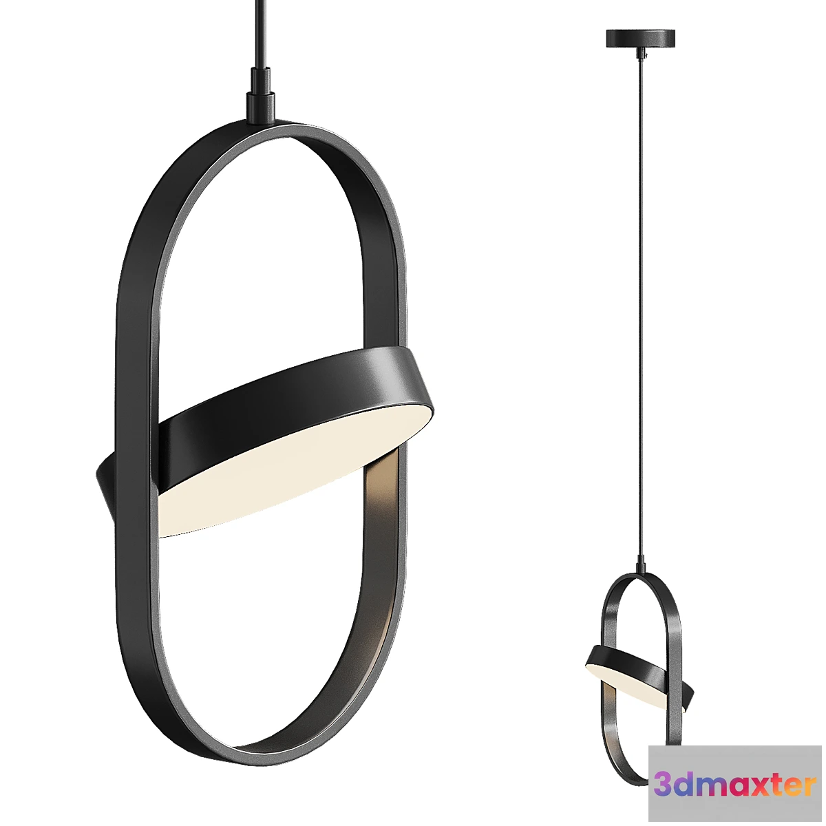 1319675 - Pendant lamp Lussole Lgo Aberdeen LSP-8223 3D Max