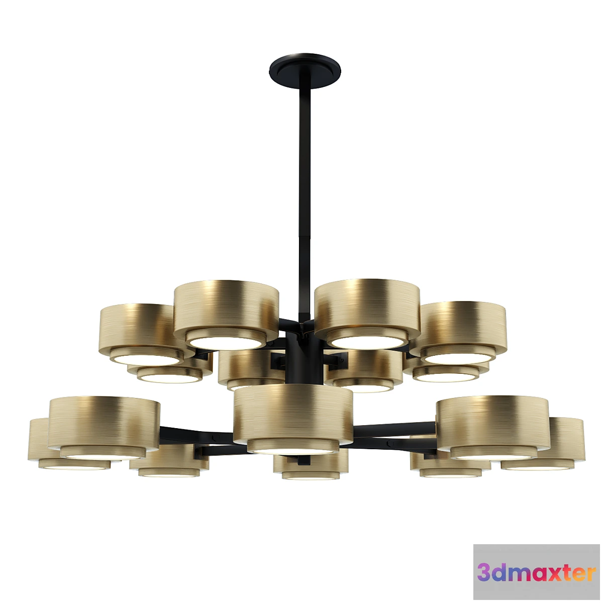 1320229 - Chandelier Jalen Two Tier Chandelier 3D Max