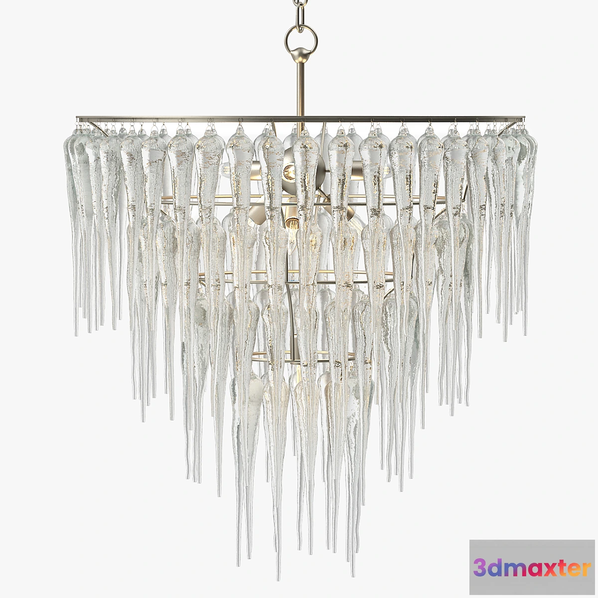 1320391 - Currey and Company Icecap Chandelier 3D Max