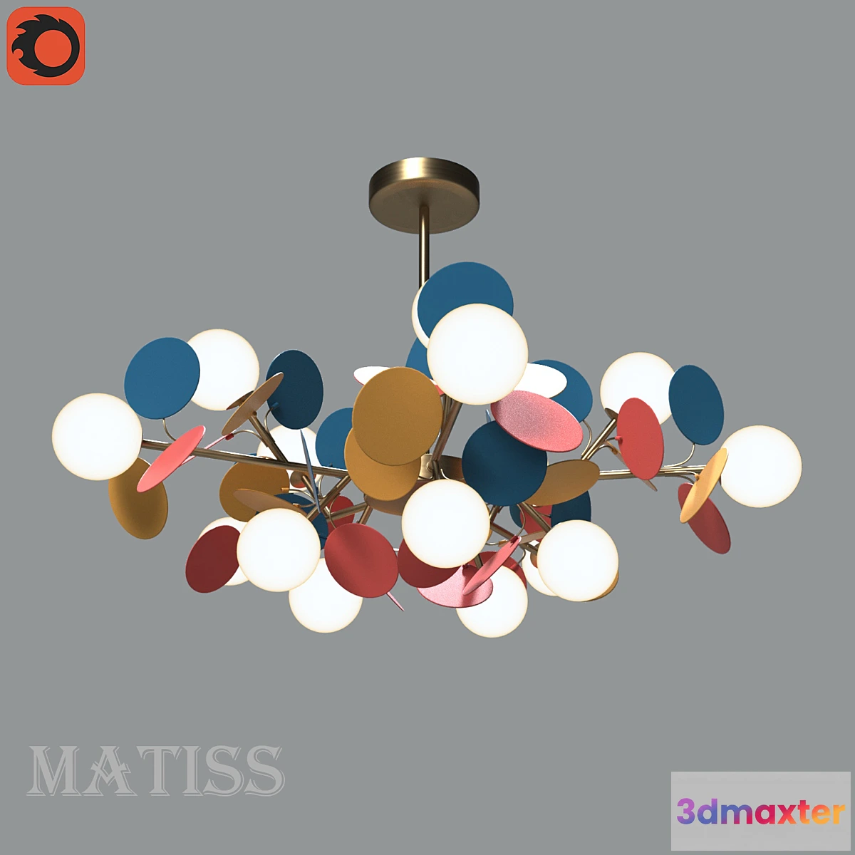 1320855 - Chandelier MATISSE 3D Max