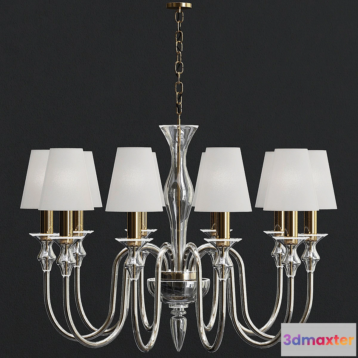 1320870 - Murano chandelier 3D Max