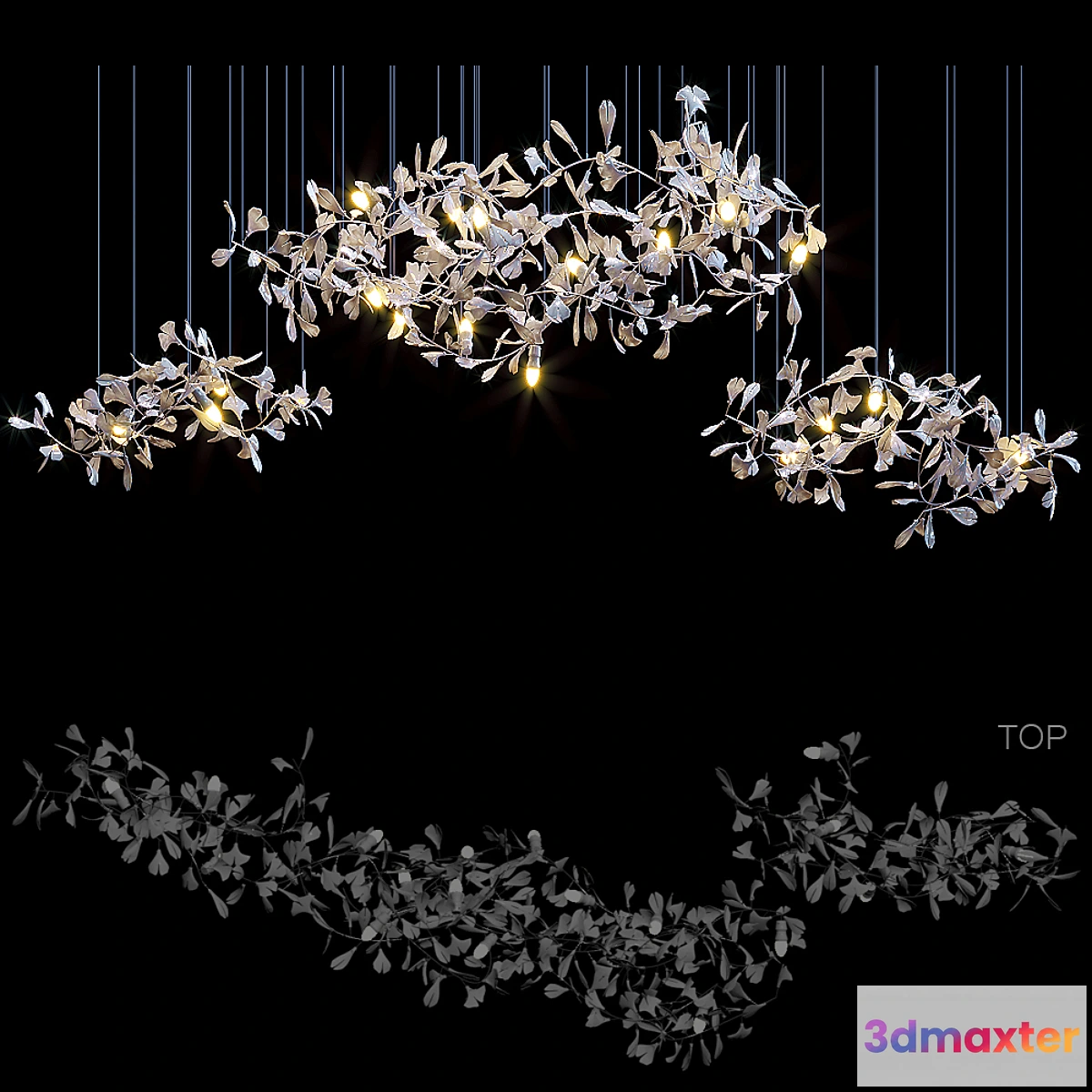 1322374 - Organic light sculptures ANDREEA BRAESCU - No.3 3D Max