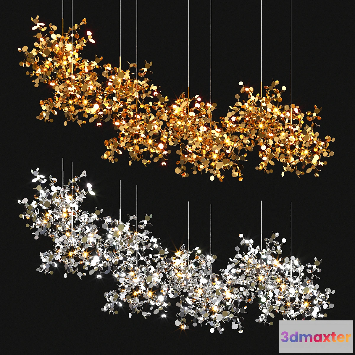 1322511 - Argent terzani coins Silver Gold 3D Max