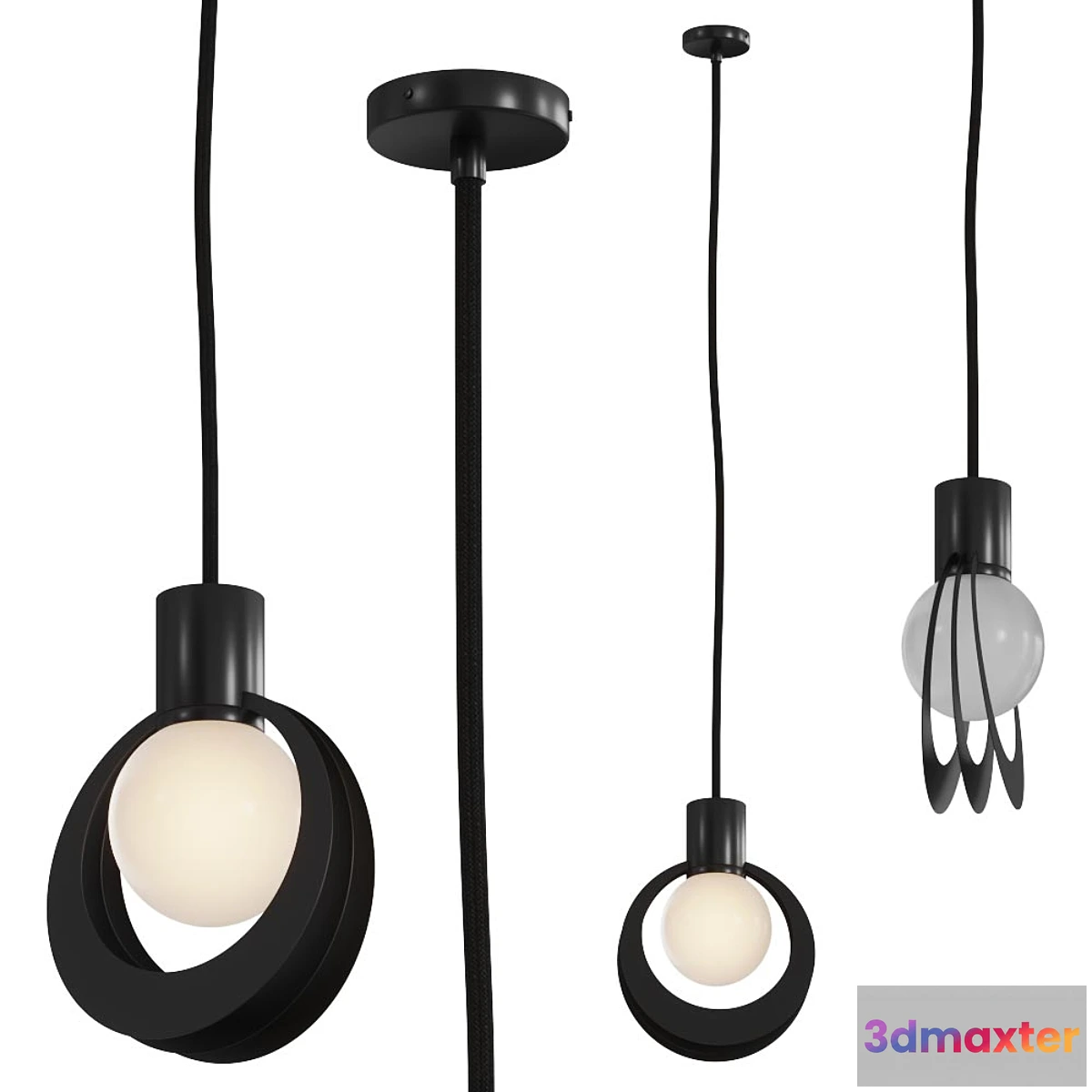 1322647 - Woud - Lunar pendant lamp 3D Max