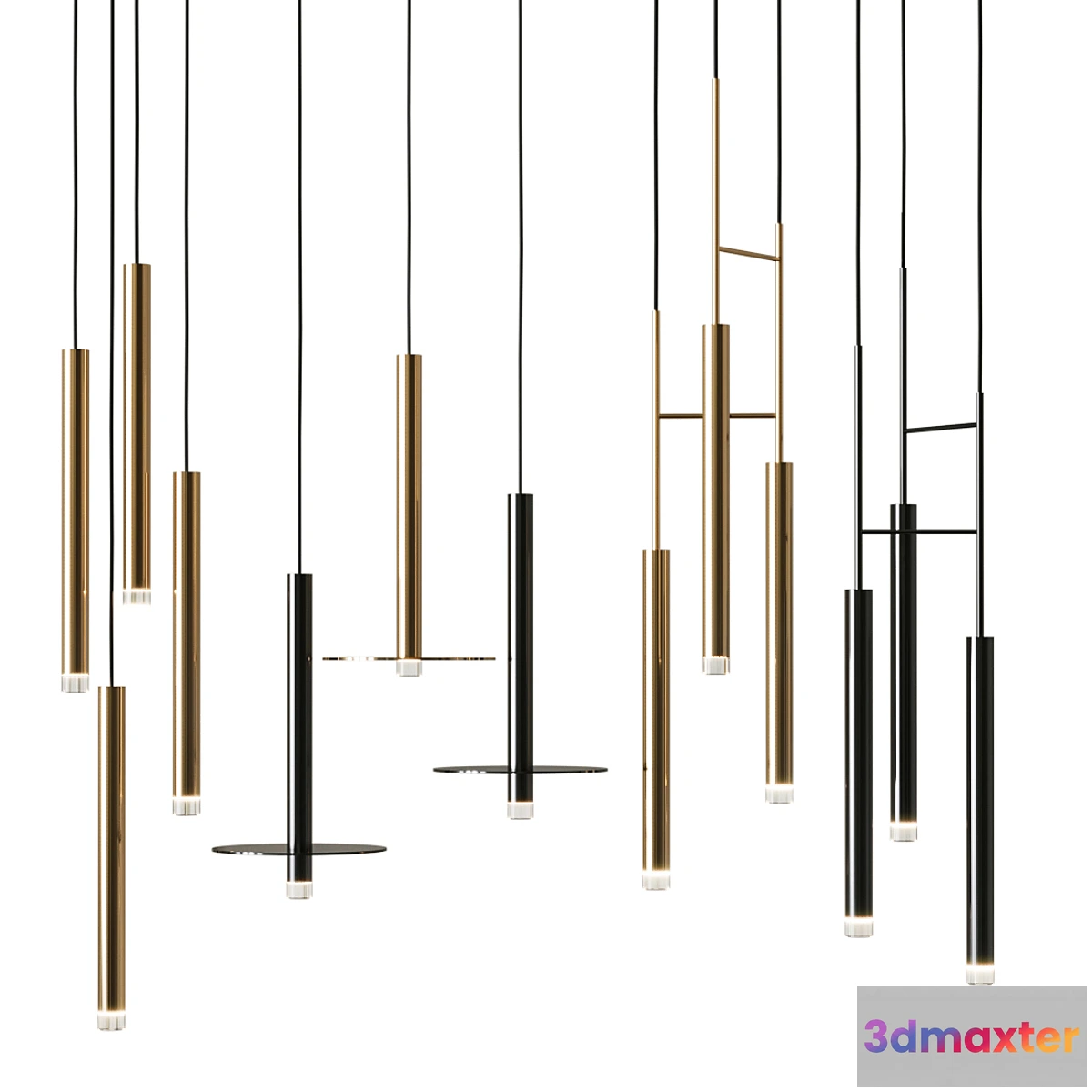 1322718 - Pendant lamp Grok CANDLE series 3D Max