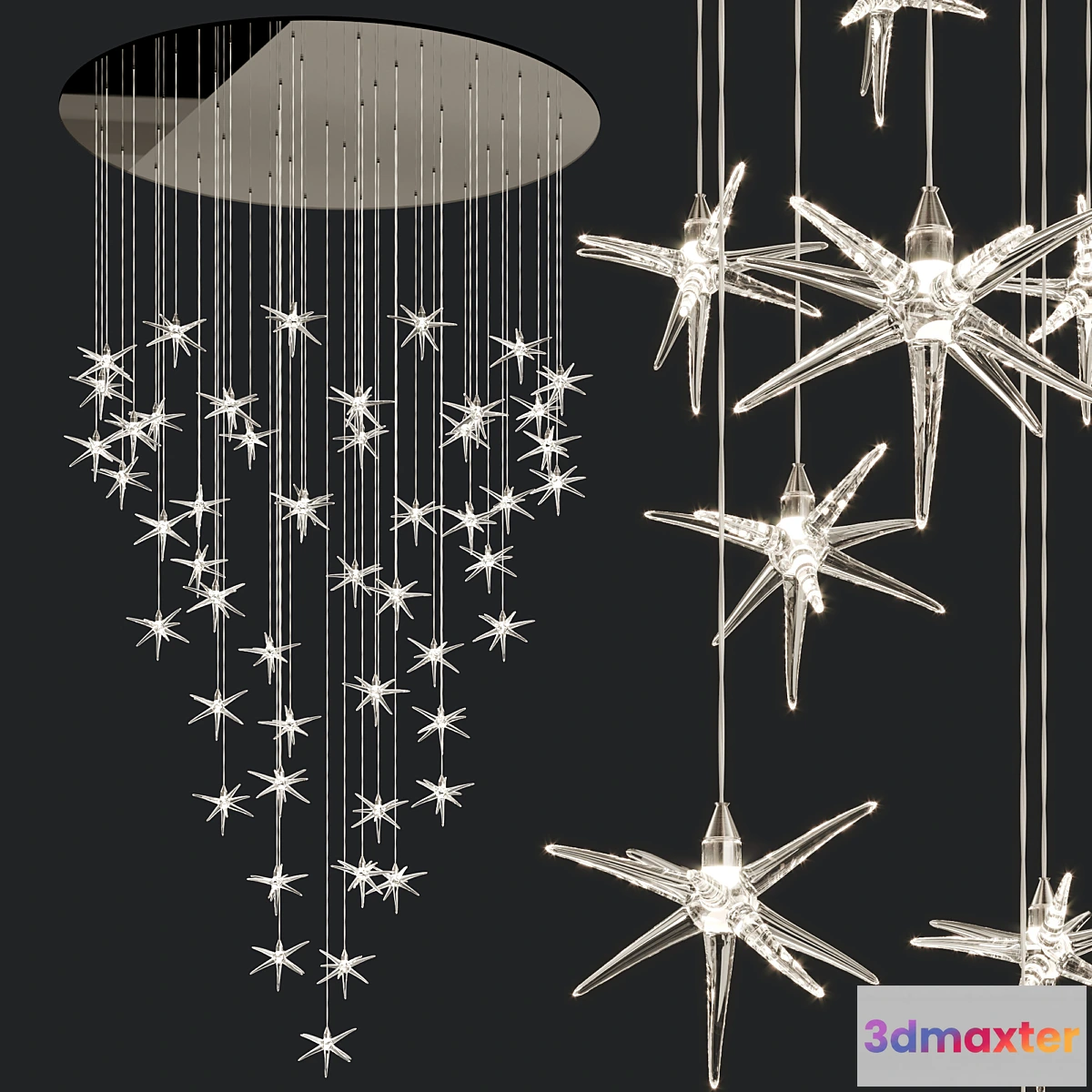 1322950 - Reflex Angelo Stella 50 stars 3D Max