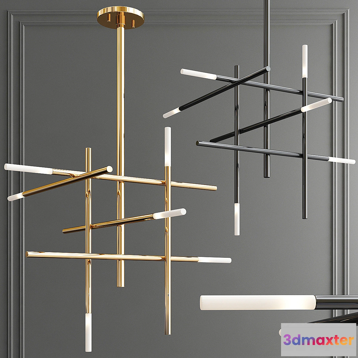 1323208 - Traverse chandelier - No.2 3D Max