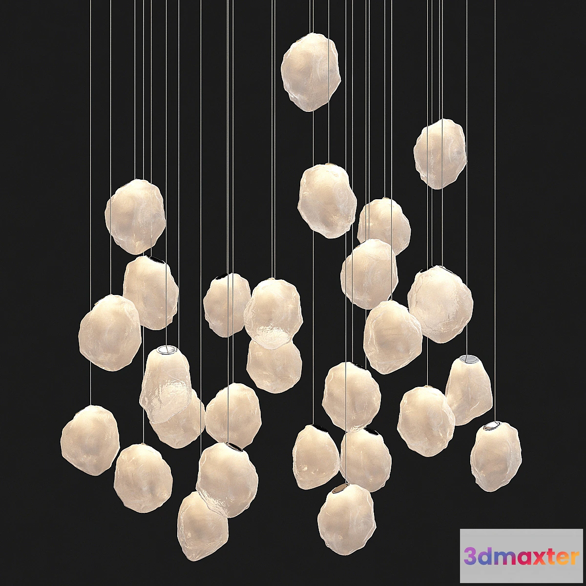 1323232 - Bocci Random 7328V pendants 3D Max