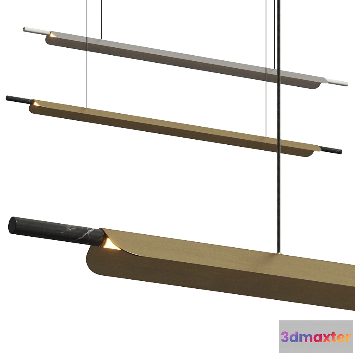 1323768 - Ben-Tovim Design Formation Pendant Lamp - No.2 3D Max