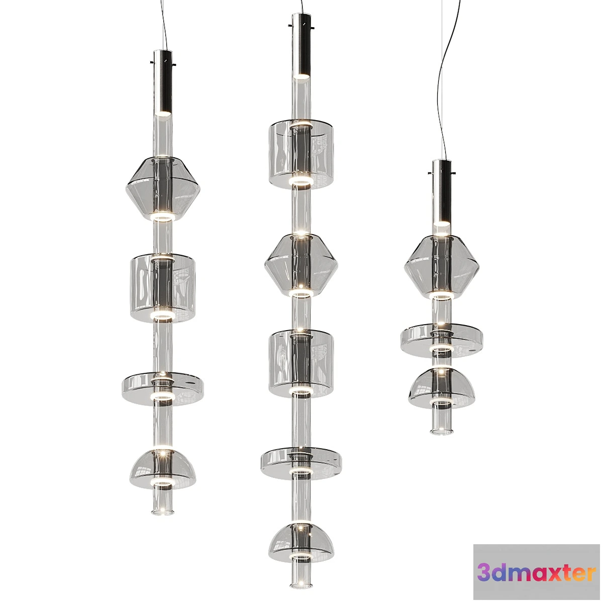 1324006 - Martinelli Luce Infinita Pendant Lamp - No.2 3D Max