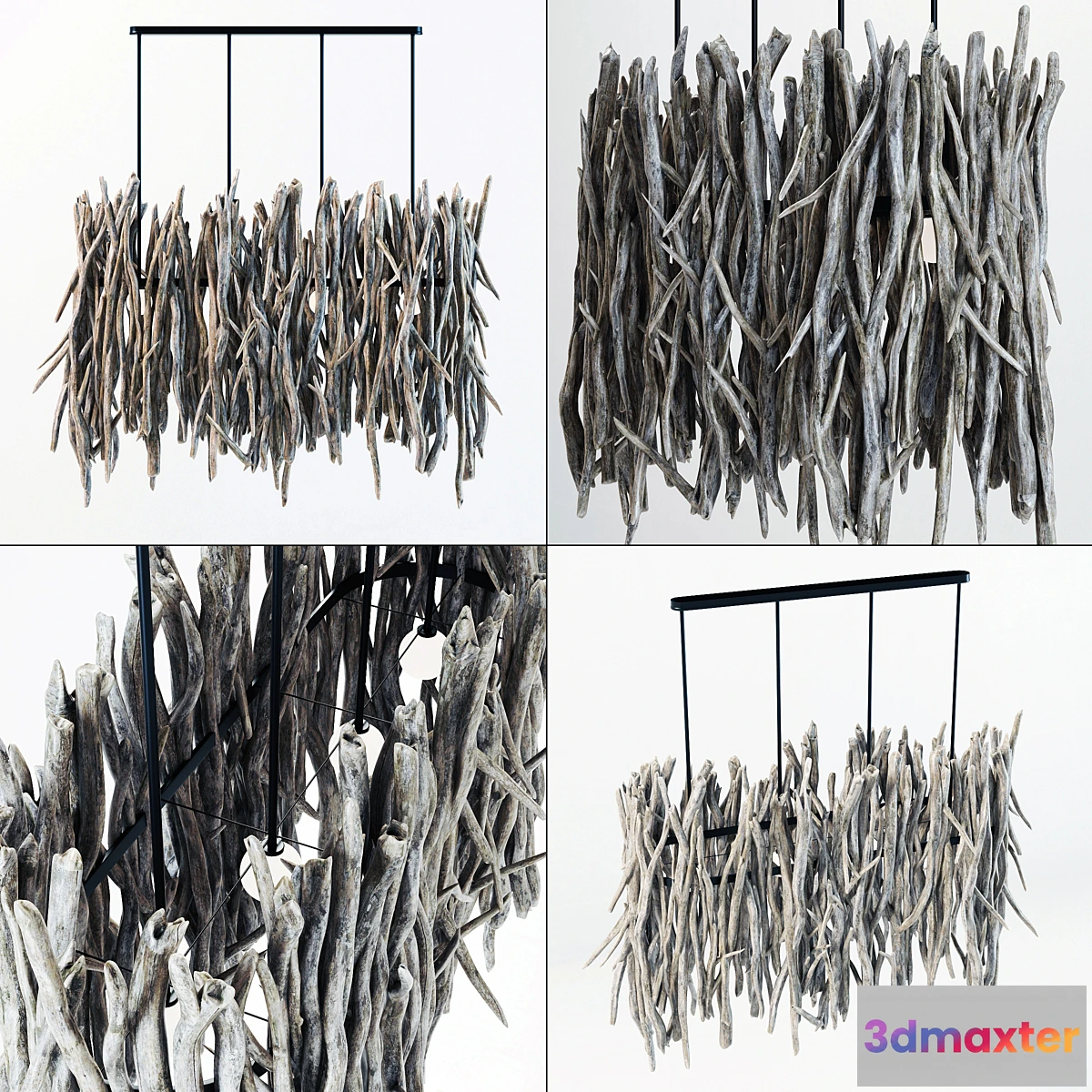 1324030 - Branch decor lamp n4 _ Branch chandelier 3D Max