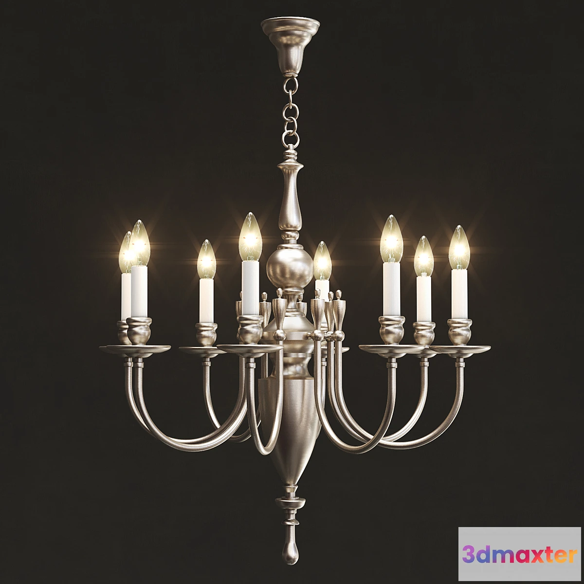 1324637 - Remains - Astrid 8 arm chandelier - No.2 3D Max