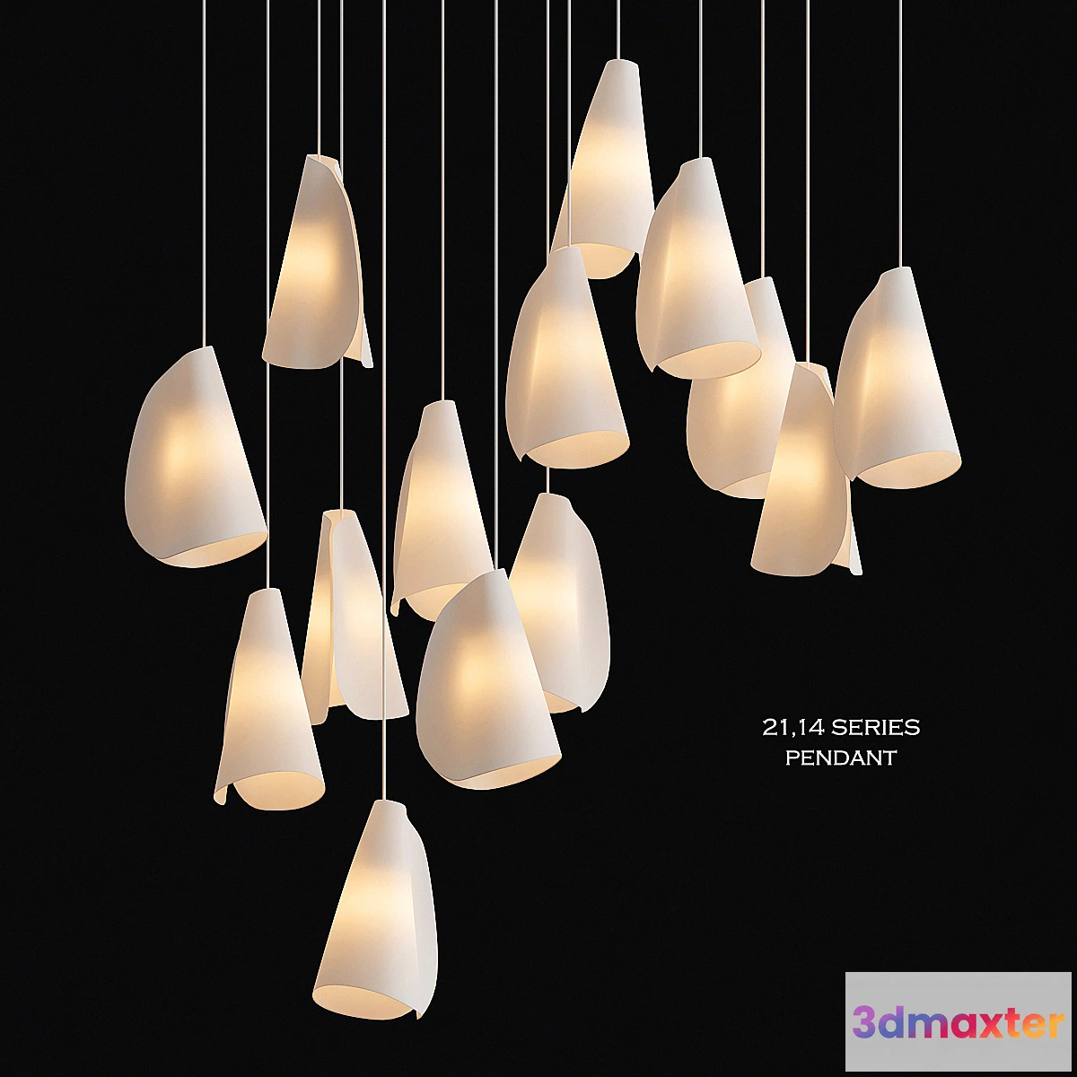 1325203 - Bocci 2114 series pendant 3D Max