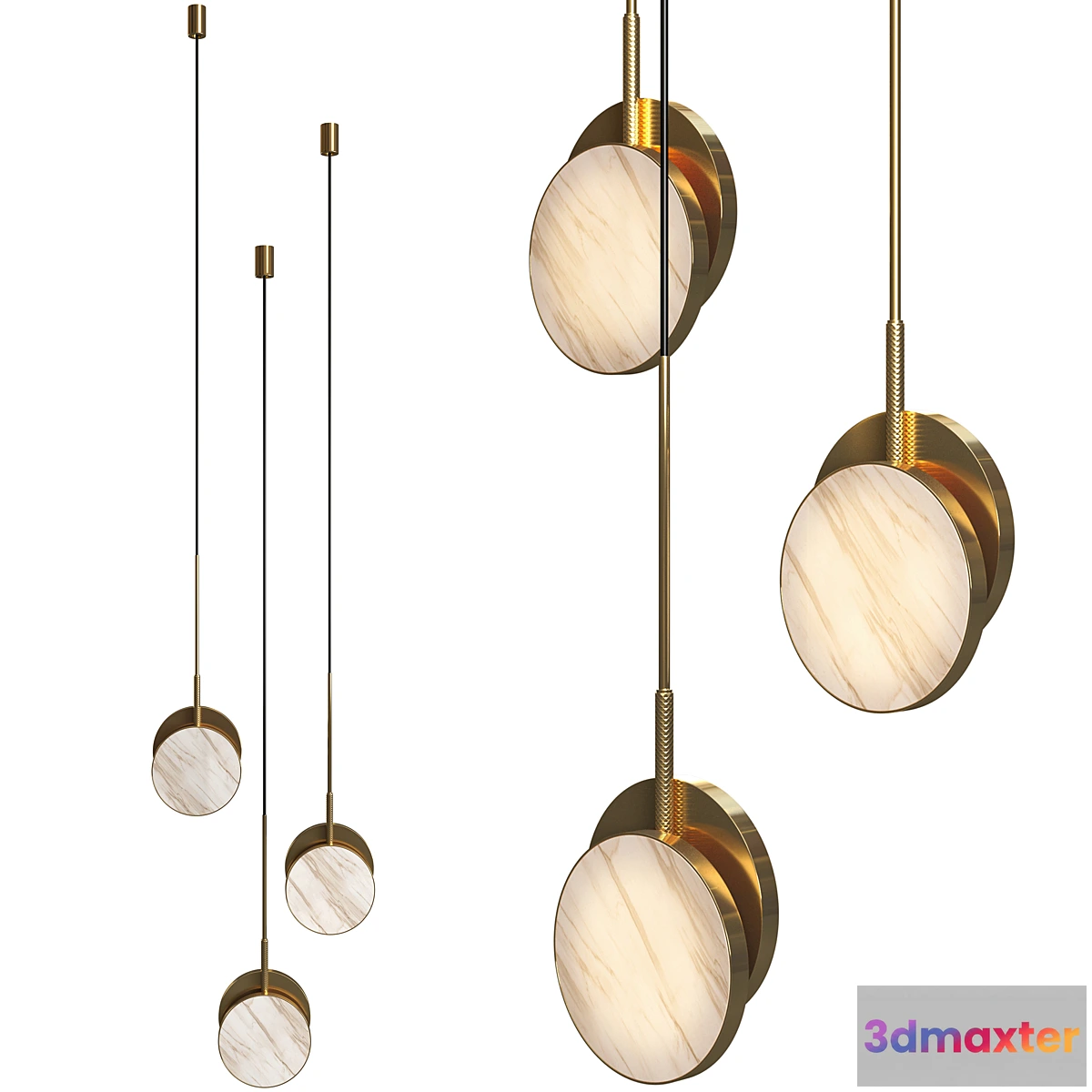 1325643 - Ceiling lamps FRATO Dinant 3D Max