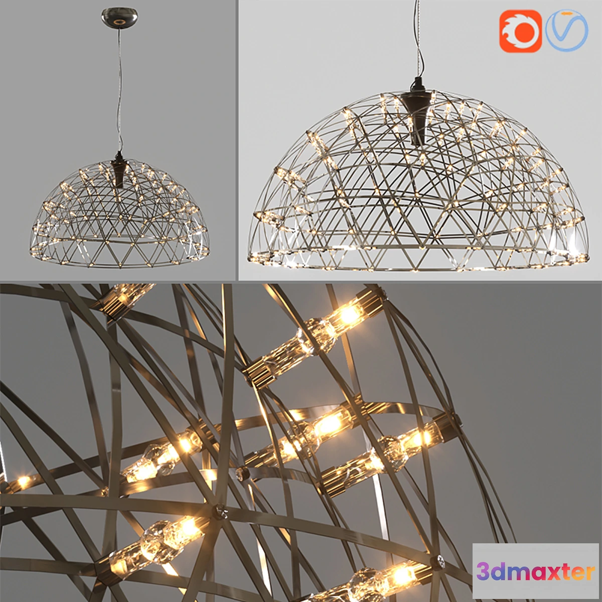 1326101 - Moooi Raimond dome 79 lamp 3D Max