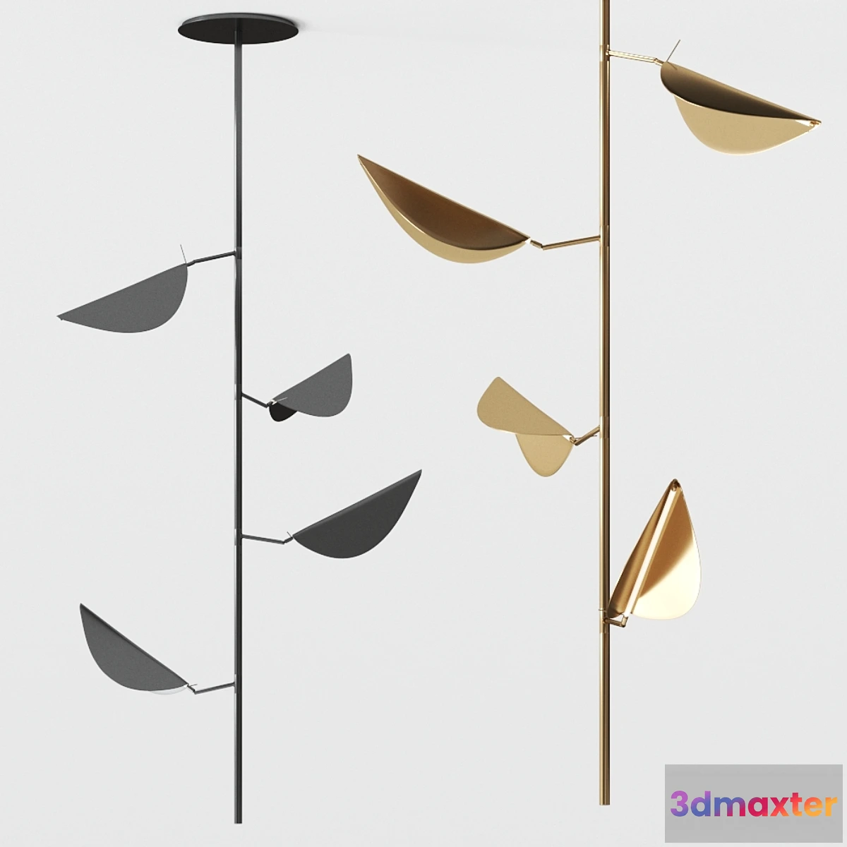 1326238 - ARACEA Ceiling lamp By Visionnaire Pendant lamp 3D Max