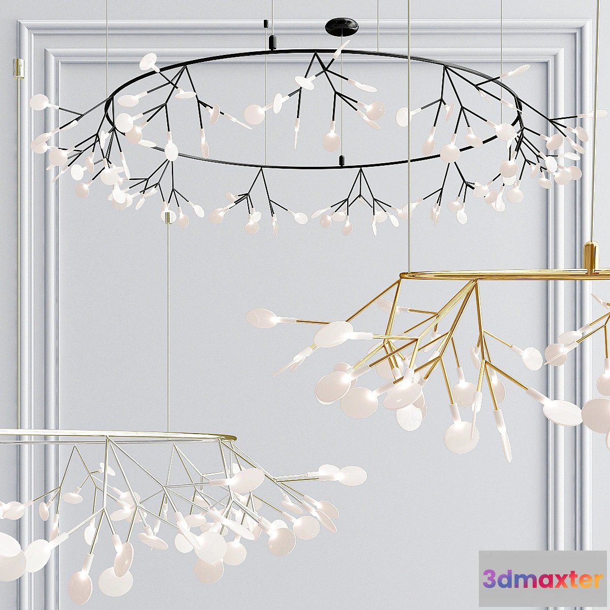 1326463 - Chandelier heracleum the big o 3D Max