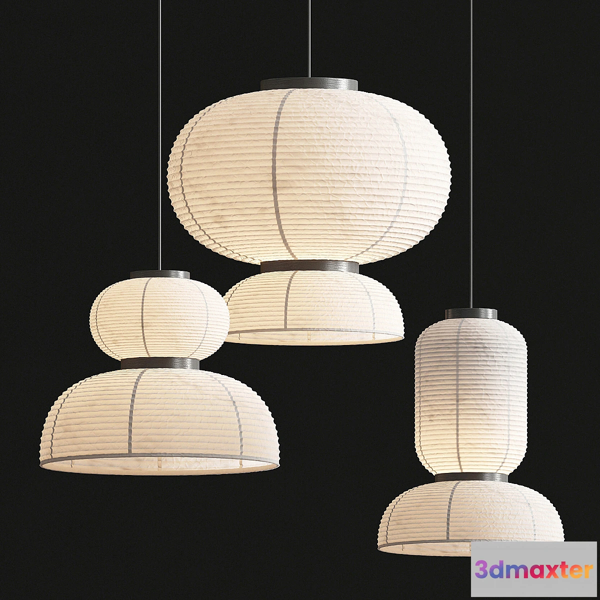 1327446 - Formakami Pendant Collection 3D Max