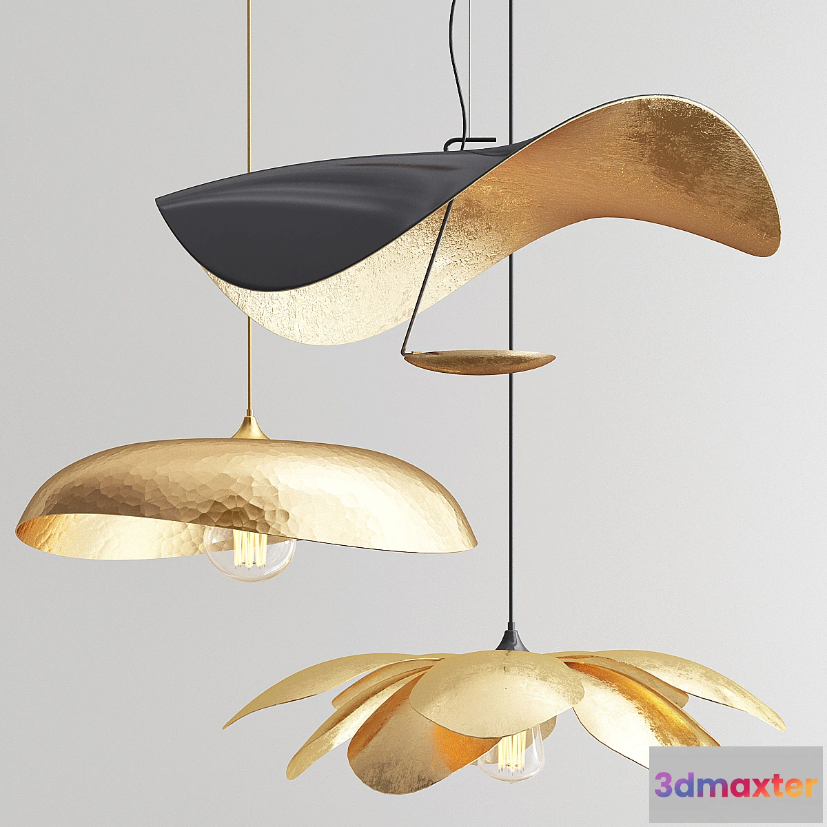 1327610 - Lederam Manta Cosmos Pendant - 3 type 3D Max