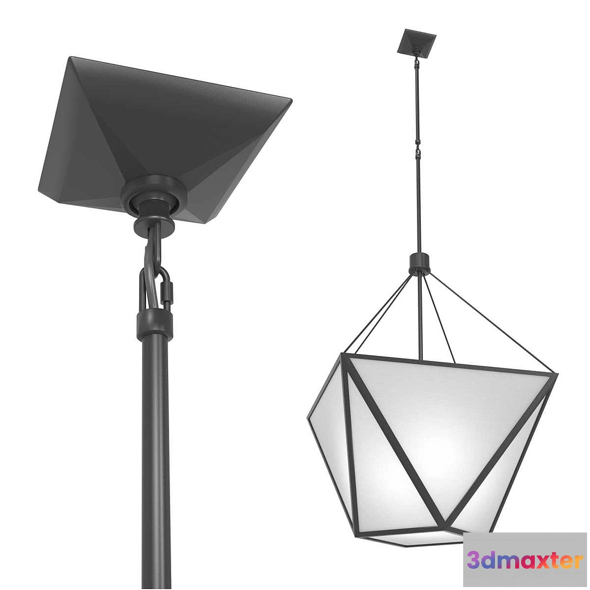 1327648 - Circa lighting VISUAL COMFORT Lorino Large Lantern 3D Max