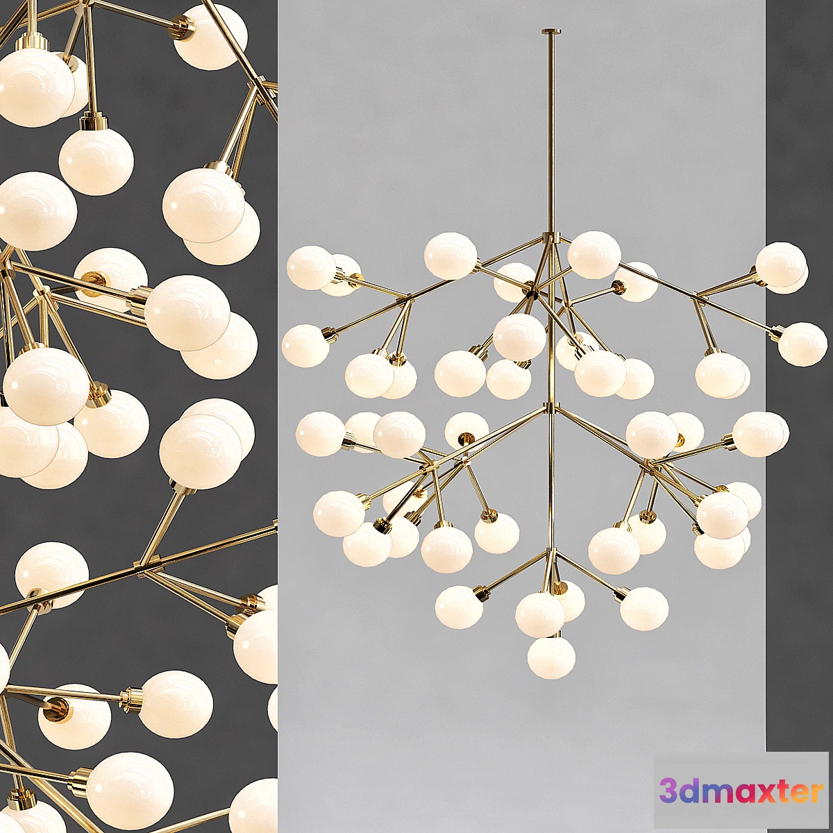 1327784 - Tech Lighting Mara Grande Chandelier 3D Max