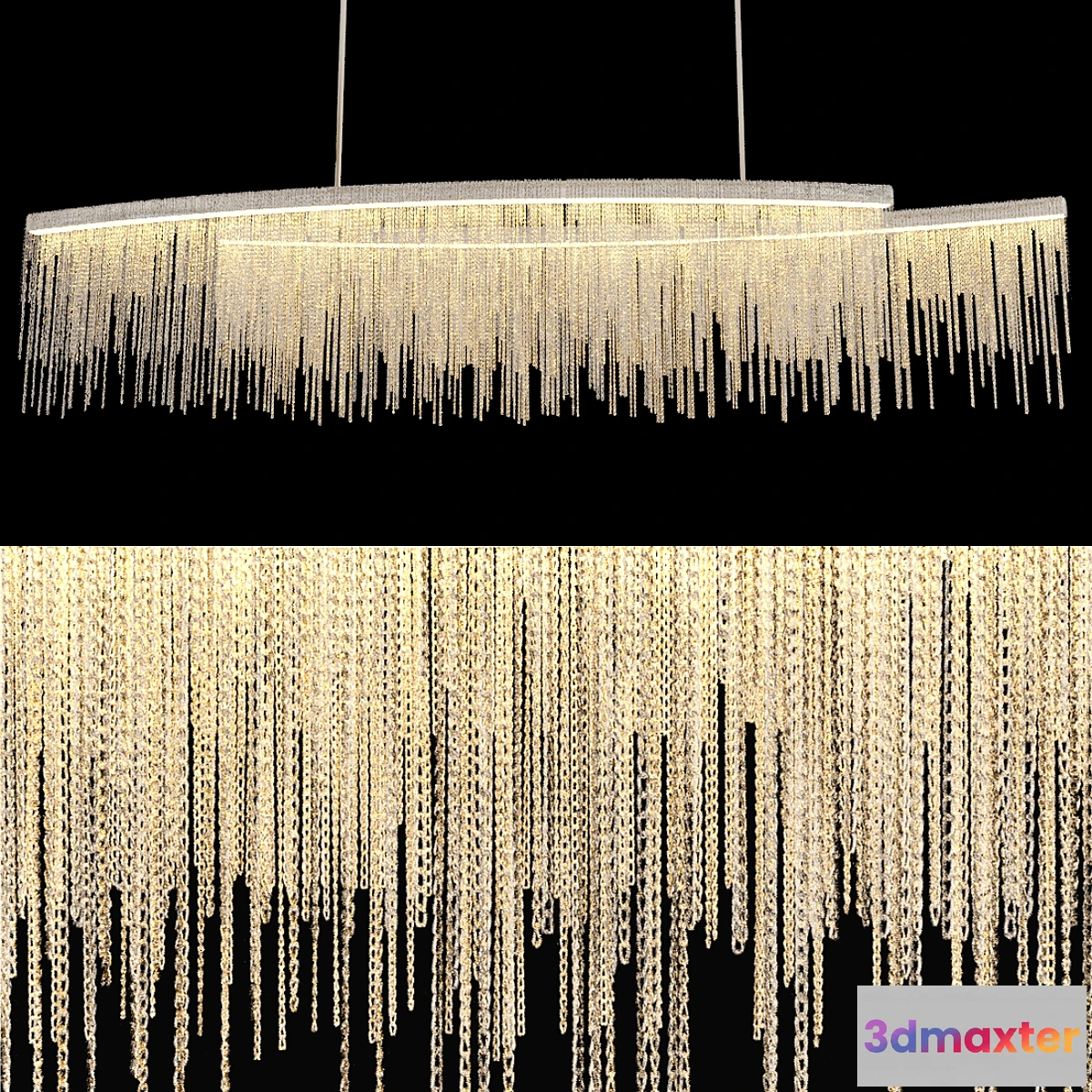 1327857 - Atlantis Chandelier plate 3D Max