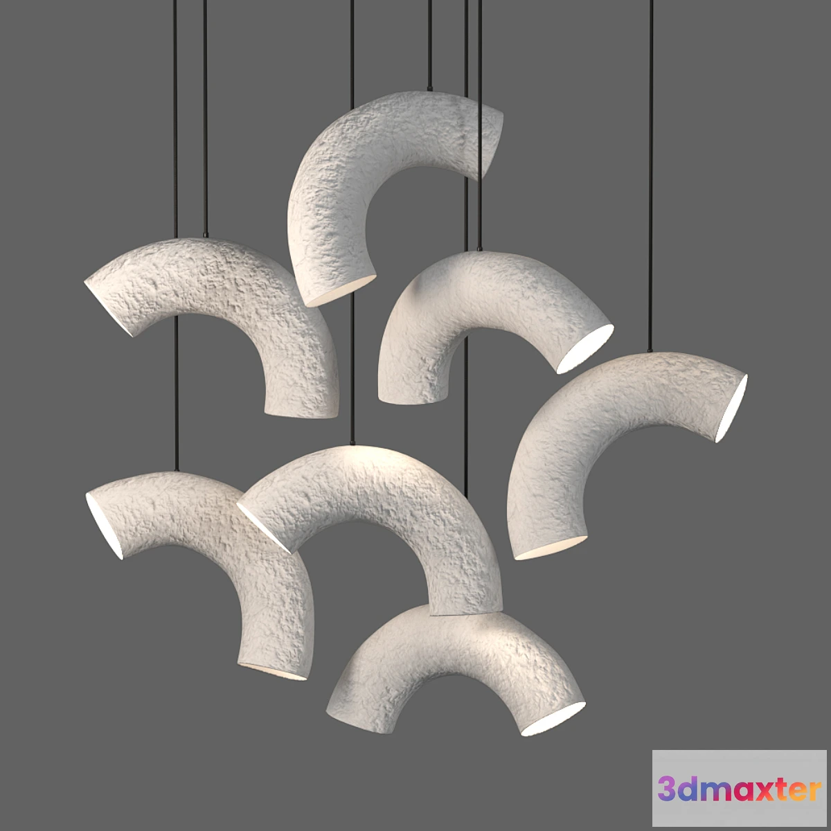 1328044 - Tayga Design Barashki pendant lamps 3D Max