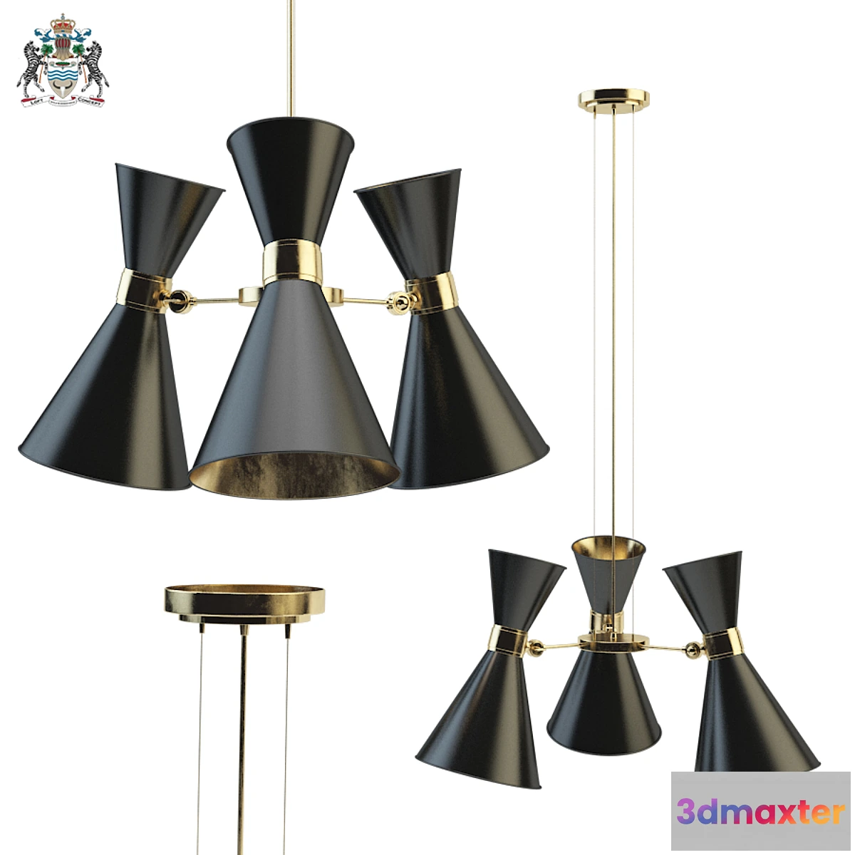 1328676 - Delightfull cairo chandelier 3 3D Max